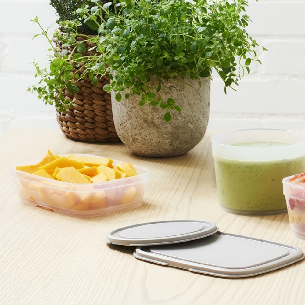 Lille madkasse 0,5 L, SmartStore, Grå i gruppen Opbevaring / Køkkenopbevaring / Madkasser / Madkasser i plast hos SmartaSaker.se (42140)