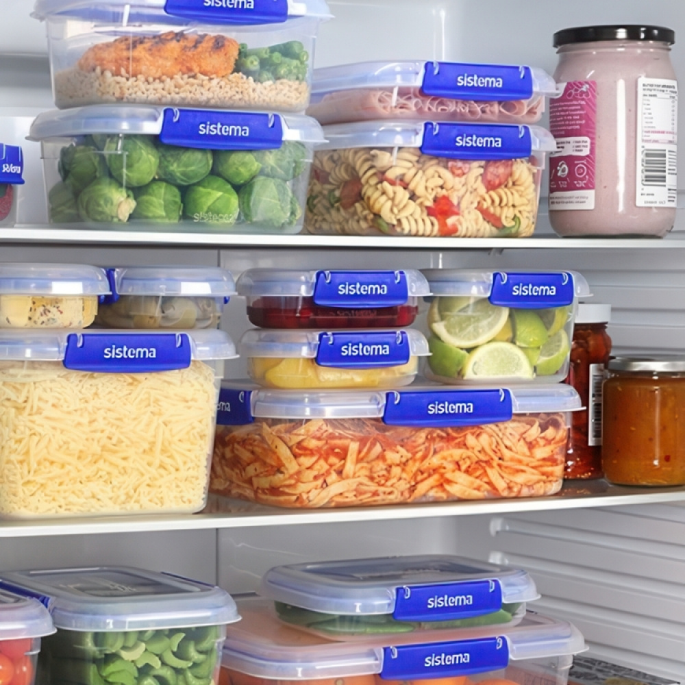 Høj opbevaringsboks 2,2L, Sistema i gruppen Opbevaring / Køkkenopbevaring / Madkasser / Madkasser i plast hos SmartaSaker.se (42159)