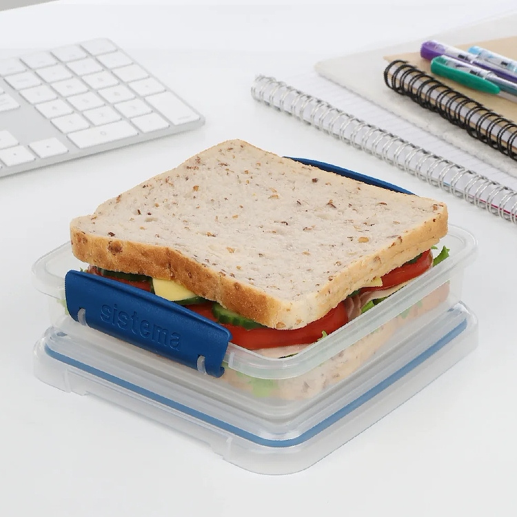 Sandwichboks 0,45L, Sistema i gruppen Opbevaring / Køkkenopbevaring / Madkasser / Madkasser i plast hos SmartaSaker.se (42160)