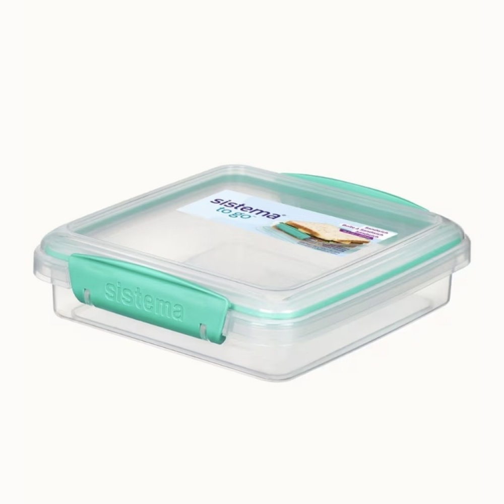 Sandwichboks 0,45L, Sistema i gruppen Opbevaring / Køkkenopbevaring / Madkasser / Madkasser i plast hos SmartaSaker.se (42160)