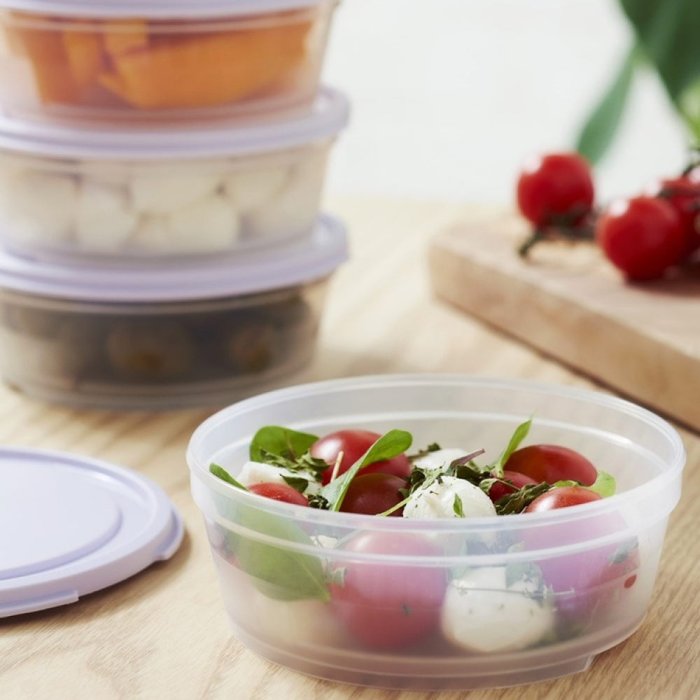 Lille rund madkasse 0,3 L, SmartStore, Lilla i gruppen Opbevaring / Køkkenopbevaring / Madkasser / Madkasser i plast hos SmartaSaker.se (42174)