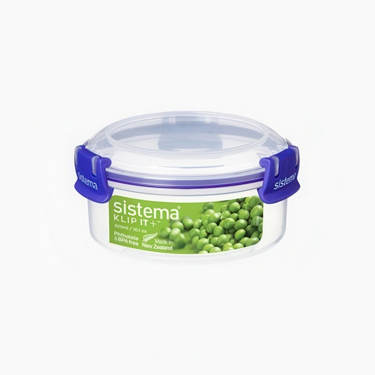 Rund madkasse mini 0,3 L, Sistema i gruppen Opbevaring / Køkkenopbevaring / Madkasser / Madkasser i plast hos SmartaSaker.se (42175)