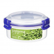 Rund madkasse mini 0,3 L, Sistema