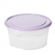 Lille rund madkasse 0,45L, SmartStore, Lilla