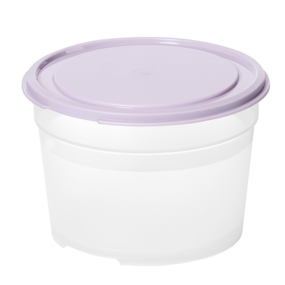 Rund madkasse 0,6L, SmartStore, Lilla i gruppen Opbevaring / Køkkenopbevaring / Madkasser / SmartStore madkasser hos SmartaSaker.se (42178)