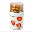 Todelt yoghurtbæger