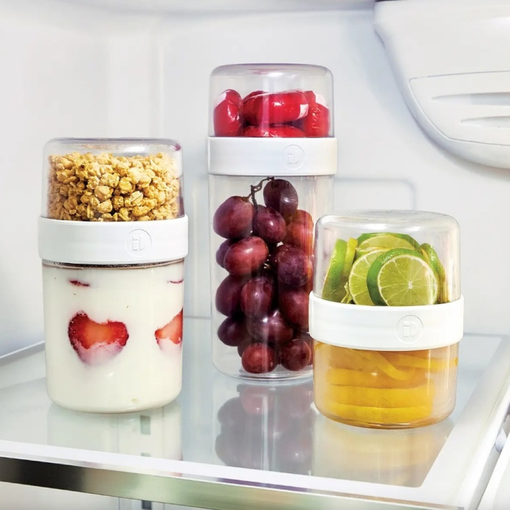 Todelt yoghurtbæger, Stor i gruppen Opbevaring / Køkkenopbevaring / Madkasser / SmartStore madkasser hos SmartaSaker.se (42186)