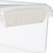 Todelt madkasse 1L, Sistema, Hvid