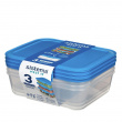 Madkasse i plast 3-pak, 1,5L, Sistema
