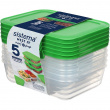 Todelt madkasse 5-pak 0,87L, Sistema