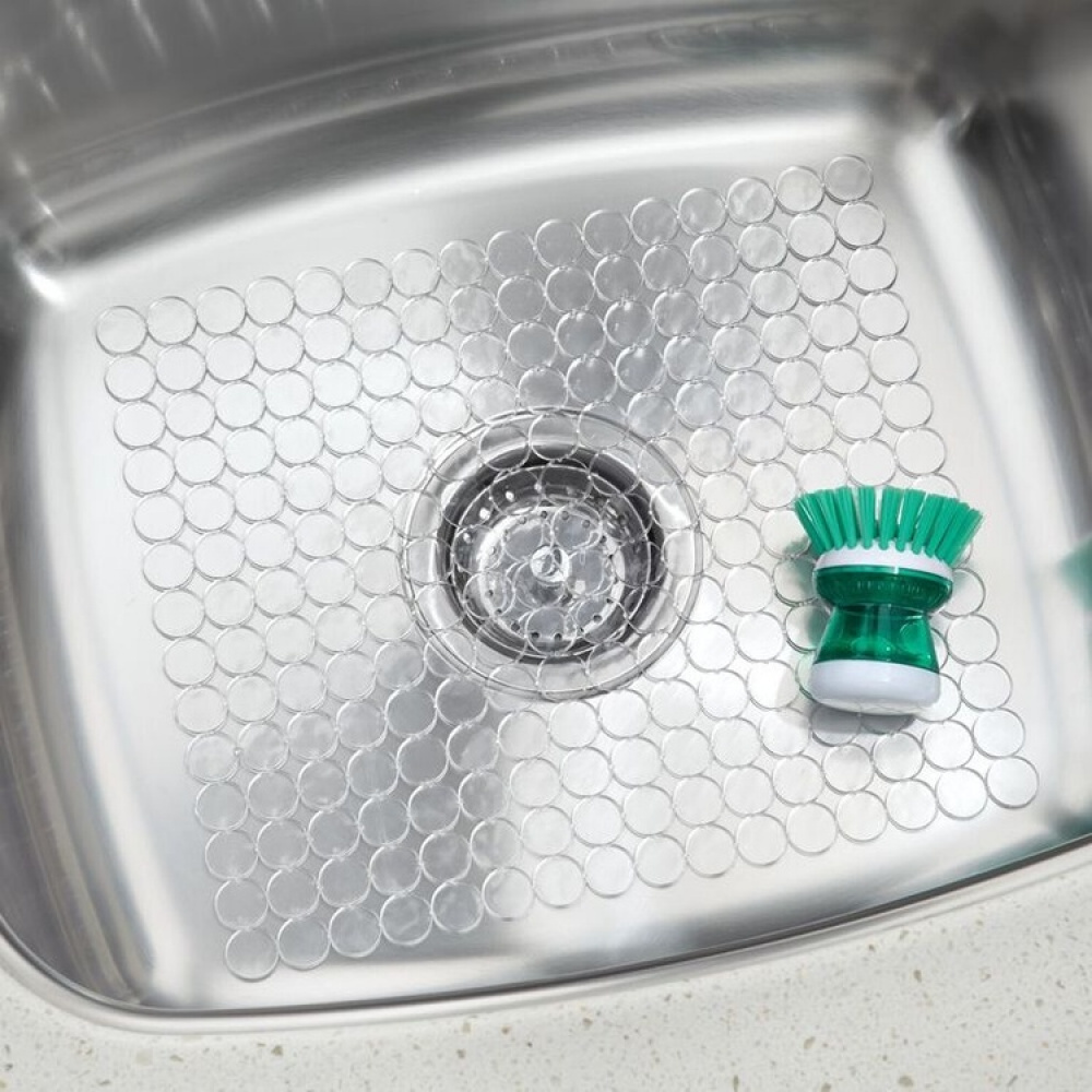 Beskyttelsesmåtte til køkkenvask i plast, 27x31 cm i gruppen Opbevaring / Køkkenopbevaring / Vaskestativ og vaskebænk hos SmartaSaker.se (42212)