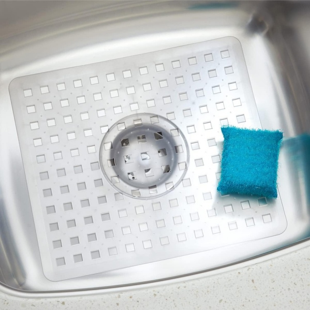 Beskyttelsesmåtte til vask i plast, 28x32 i gruppen Opbevaring / Køkkenopbevaring / Vaskestativ og vaskebænk hos SmartaSaker.se (42216)