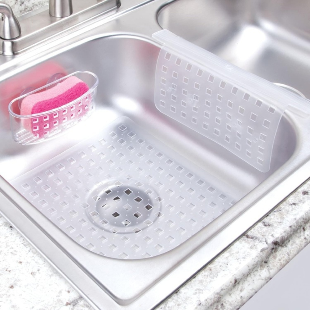 Beskyttelsesmåtte til vask i plast, 28x32 i gruppen Opbevaring / Køkkenopbevaring / Vaskestativ og vaskebænk hos SmartaSaker.se (42216)