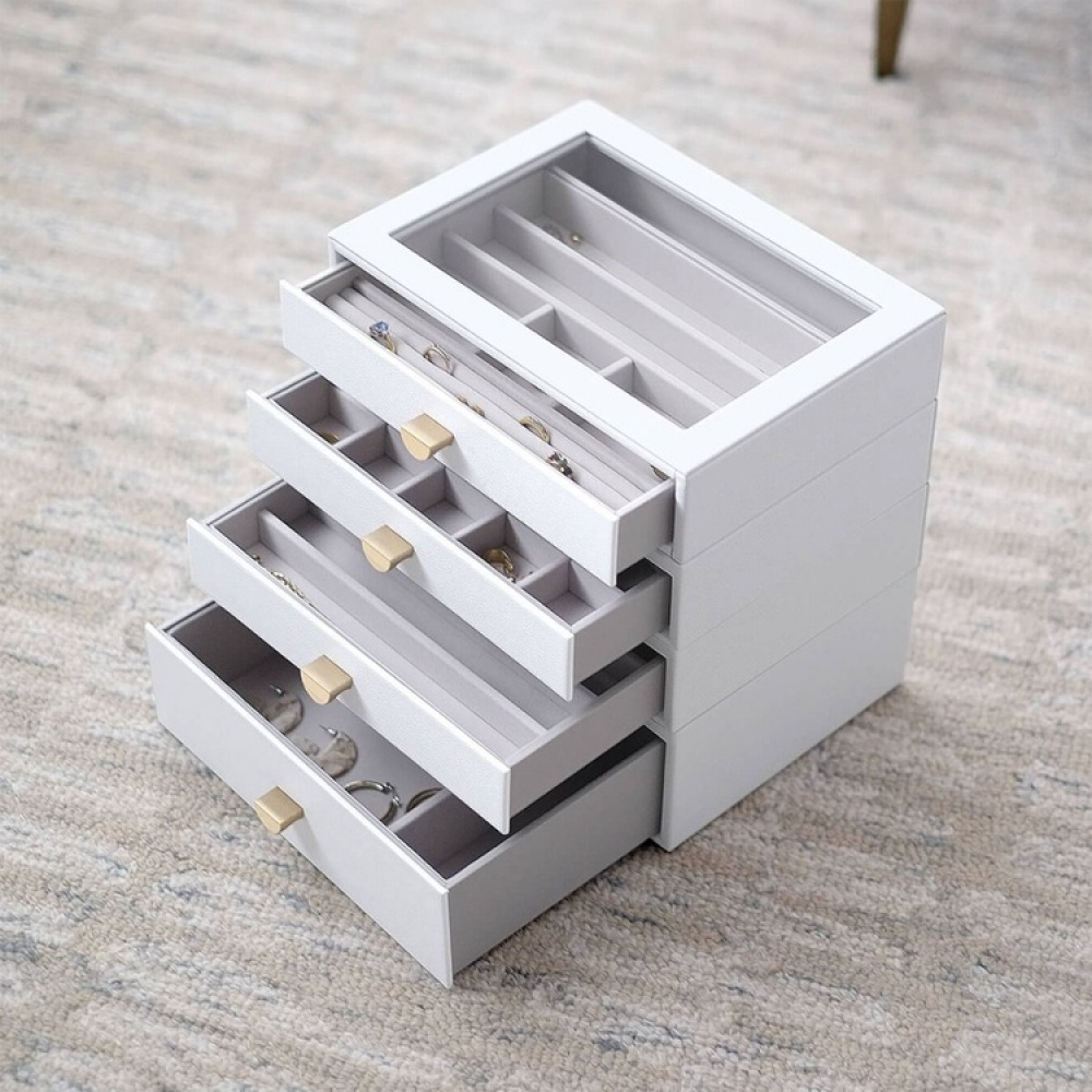 Smykkeskrin med 4 skuffer, Classic, Stackers i gruppen Opbevaring hos SmartaSaker.se (42254)