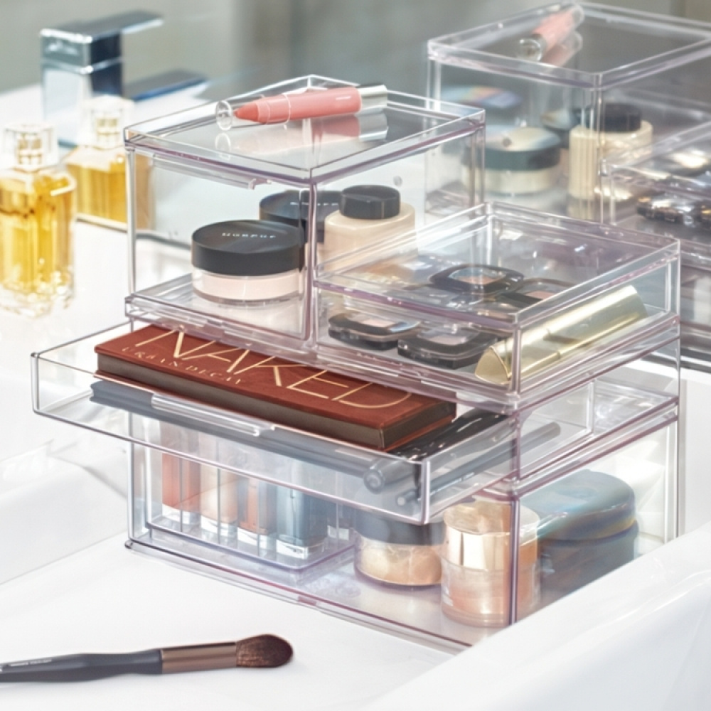 Stabelbar minikommode, The Home Edit, Aflang i gruppen Opbevaring / Badeværelsesopbevaring / Makeupopbevaring hos SmartaSaker.se (42258)