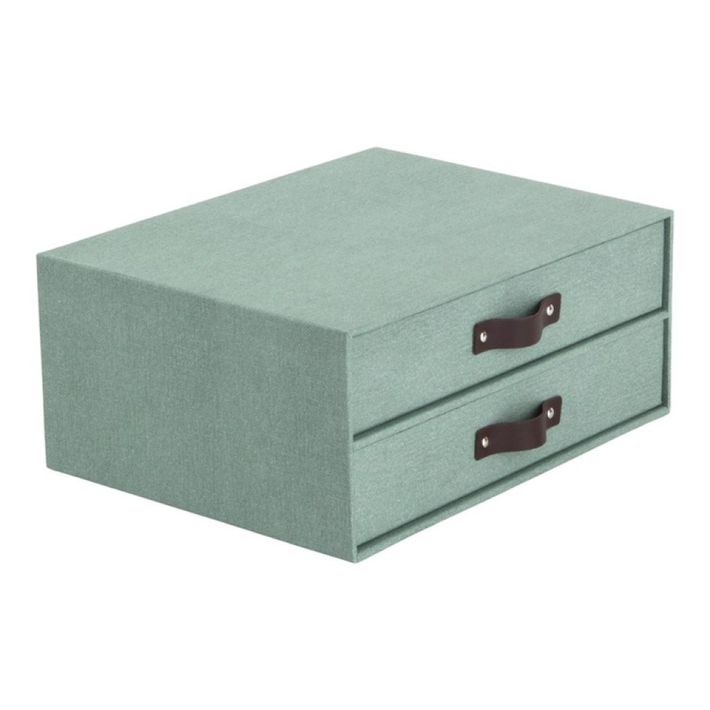 Minikommode med 2 skuffer, Birger canvas, Bigso i gruppen Opbevaring / Opbevaringskasser / Bigso opbevaringskasser hos SmartaSaker.se (42261)