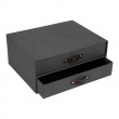 Minikommode med 2 skuffer, Birger canvas, Bigso