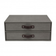 Minikommode med 2 skuffer, Birger canvas, Bigso