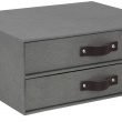 Minikommode med 2 skuffer, Birger canvas, Bigso
