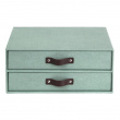 Minikommode med 2 skuffer, Birger canvas, Bigso