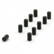 Minimagnet cylinder 10-pak, Sort