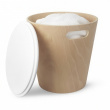 Skammel / Bord med opbevaring, WOODROW, Umbra, Ø 40 x ca H 42 cm