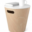 Skammel / Bord med opbevaring, WOODROW, Umbra, Ø 40 x ca H 42 cm