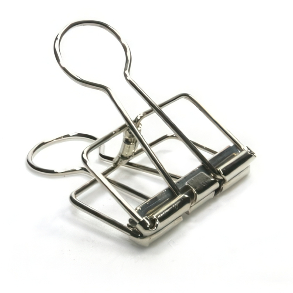 Papirklemmer, 10 stk., WIRE FOLDBACK CLIPS, 32 mm, Deskstore, Sølv i gruppen Opbevaring / Kontorartikler hos SmartaSaker.se (42345)