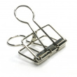 Papirklemmer, 10 stk., WIRE FOLDBACK CLIPS, 32 mm, Deskstore, Sølv