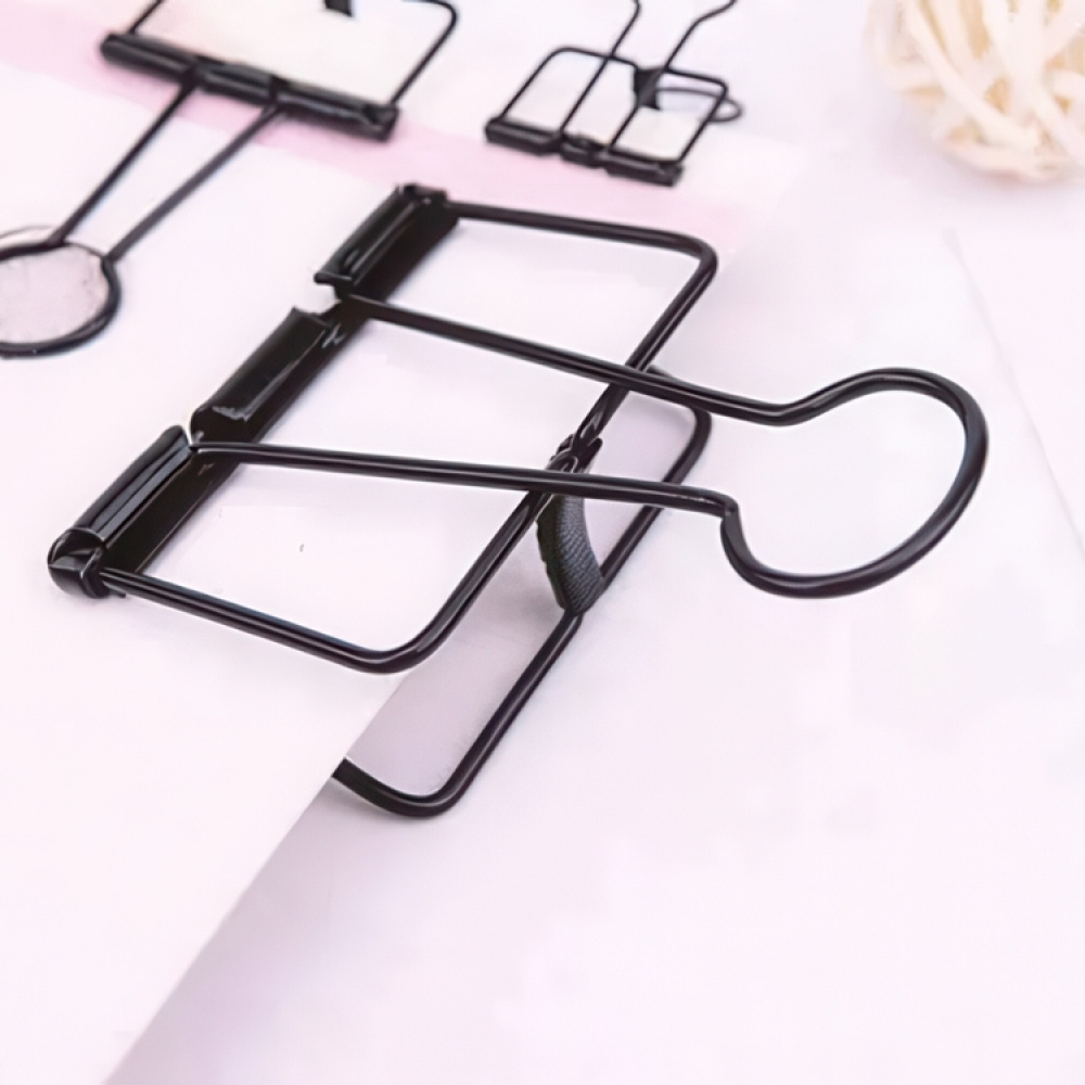 Papirklemmer, 10 stk., WIRE CLIPS MEDIUM, 32 mm, Deskstore, Sort i gruppen Opbevaring / Kontorartikler hos SmartaSaker.se (42346)