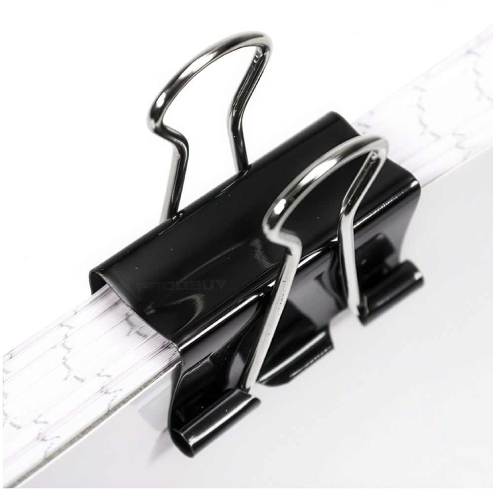 Papirclips, 12 stk., FOLDBACK CLIPS SMALL, 25 mm, sorte i gruppen Opbevaring / Kontorartikler hos SmartaSaker.se (42348)