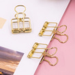Papirclips, 15 stk., WIRE CLIPS SMALL, 19 mm, guld