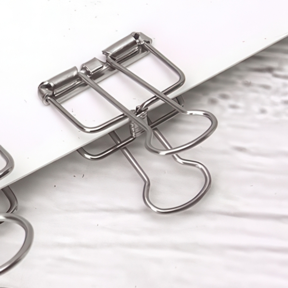 Papirklemmer, 6 stk., WIRE CLIPS SMALL 19 mm, sølv i gruppen Opbevaring / Kontorartikler hos SmartaSaker.se (42361)