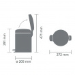 Pedalspand 5L, Brabantia