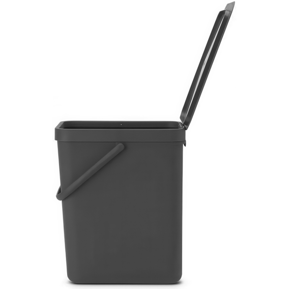Affaldsspand med låg og håndtag 12L, Brabantia i gruppen Opbevaring / Rengøringsopbevaring og affaldssortering / Affaldssortering hos SmartaSaker.se (42387)