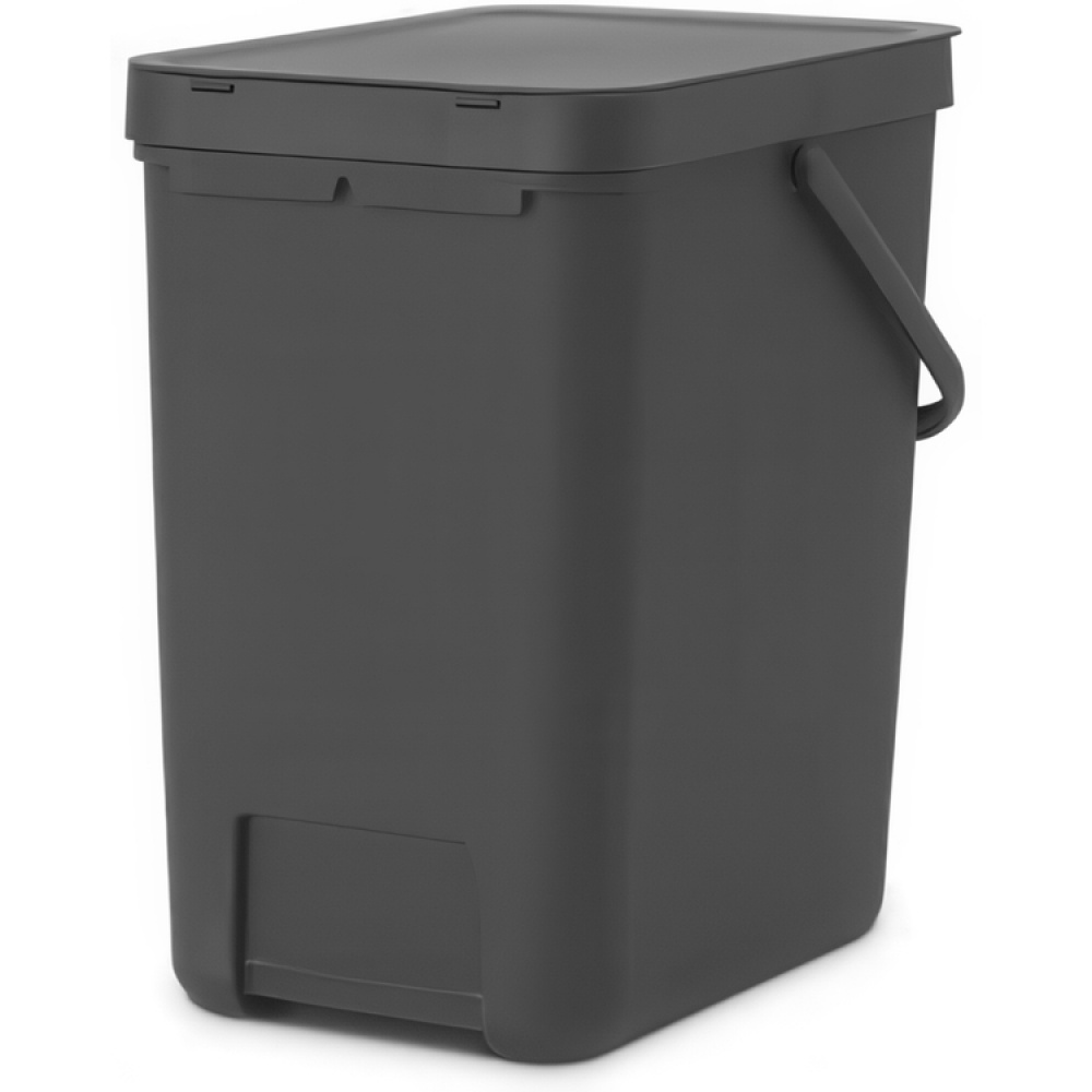 Affaldsspand med låg og håndtag 12L, Brabantia i gruppen Opbevaring / Rengøringsopbevaring og affaldssortering / Affaldssortering hos SmartaSaker.se (42387)