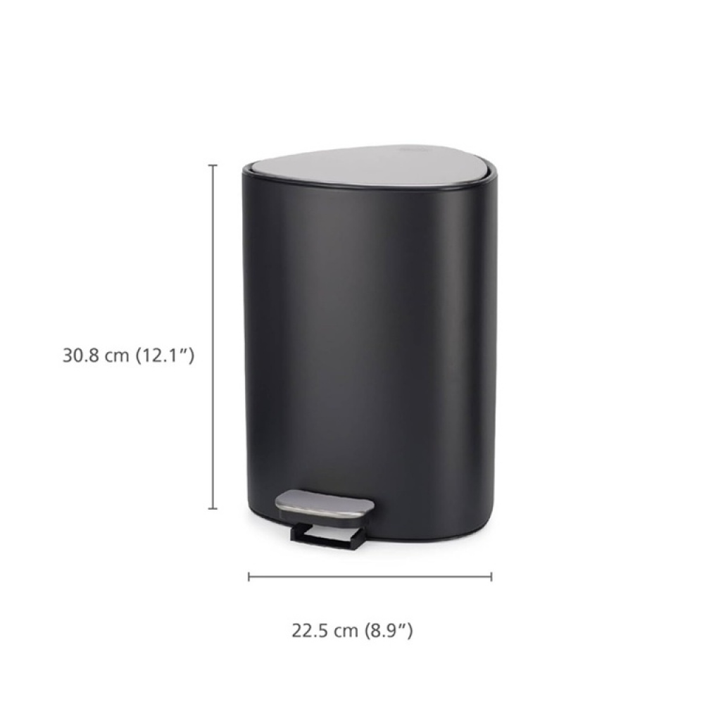 Pedalspand 5L, Joseph Joseph, Sort i gruppen Opbevaring / Rengøringsopbevaring og affaldssortering / Affaldssortering hos SmartaSaker.se (42395)