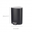 Pedalspand 5L, Joseph Joseph, Sort