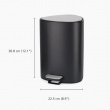Pedalspand 5L, Joseph Joseph, Sort
