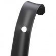 Skohorn i metal, 57 cm, sort