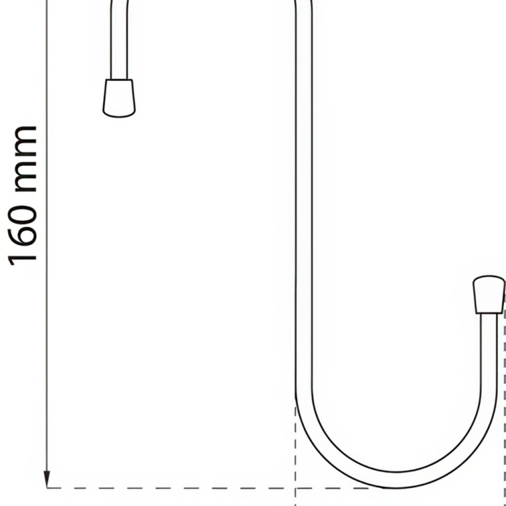 S-krog, 16 cm, Habo i gruppen Opbevaring / Lager- og garageopbevaring / Redskabsholder hos SmartaSaker.se (42604)