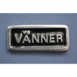 Metalskilt med ramme, Venner, Sort