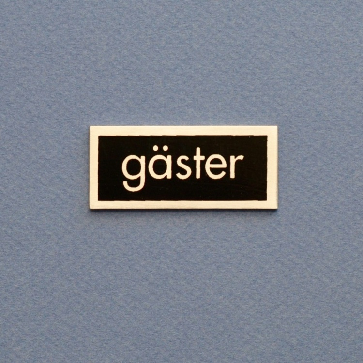 Gæsteskilt, Sort i gruppen Opbevaring / Badeværelsesopbevaring hos SmartaSaker.se (42633)