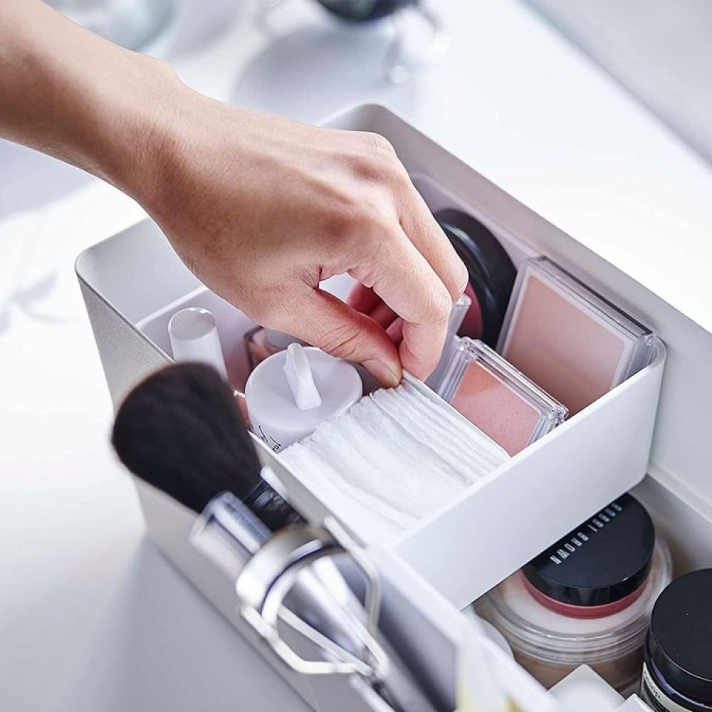 Makeupboks med spejl, Yamazaki i gruppen Opbevaring / Badeværelsesopbevaring / Makeupopbevaring hos SmartaSaker.se (42655)