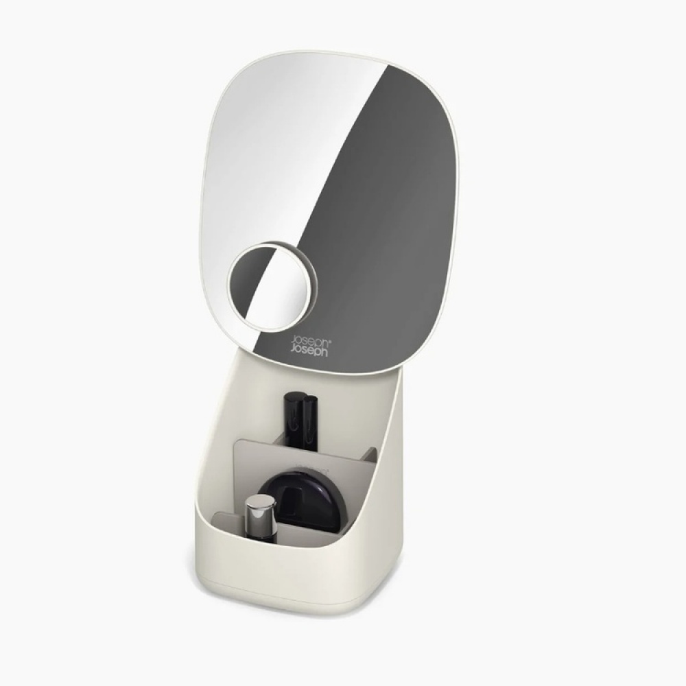 Makeupspejl med opbevaring, Joseph Joseph i gruppen Opbevaring / Badeværelsesopbevaring / Makeupopbevaring hos SmartaSaker.se (42656)