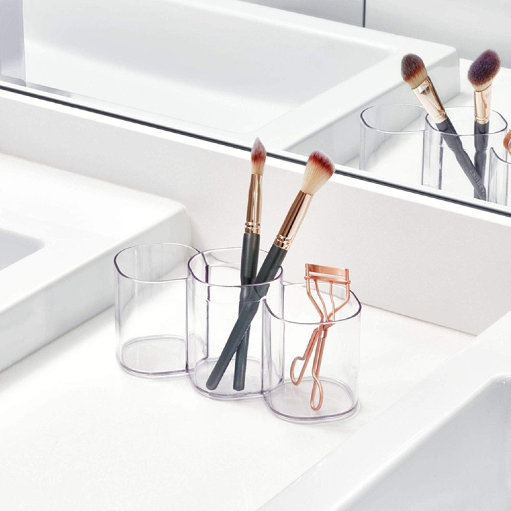Makeupbørsteholder 3 dele i gruppen Opbevaring / Badeværelsesopbevaring / Makeupopbevaring hos SmartaSaker.se (42657)