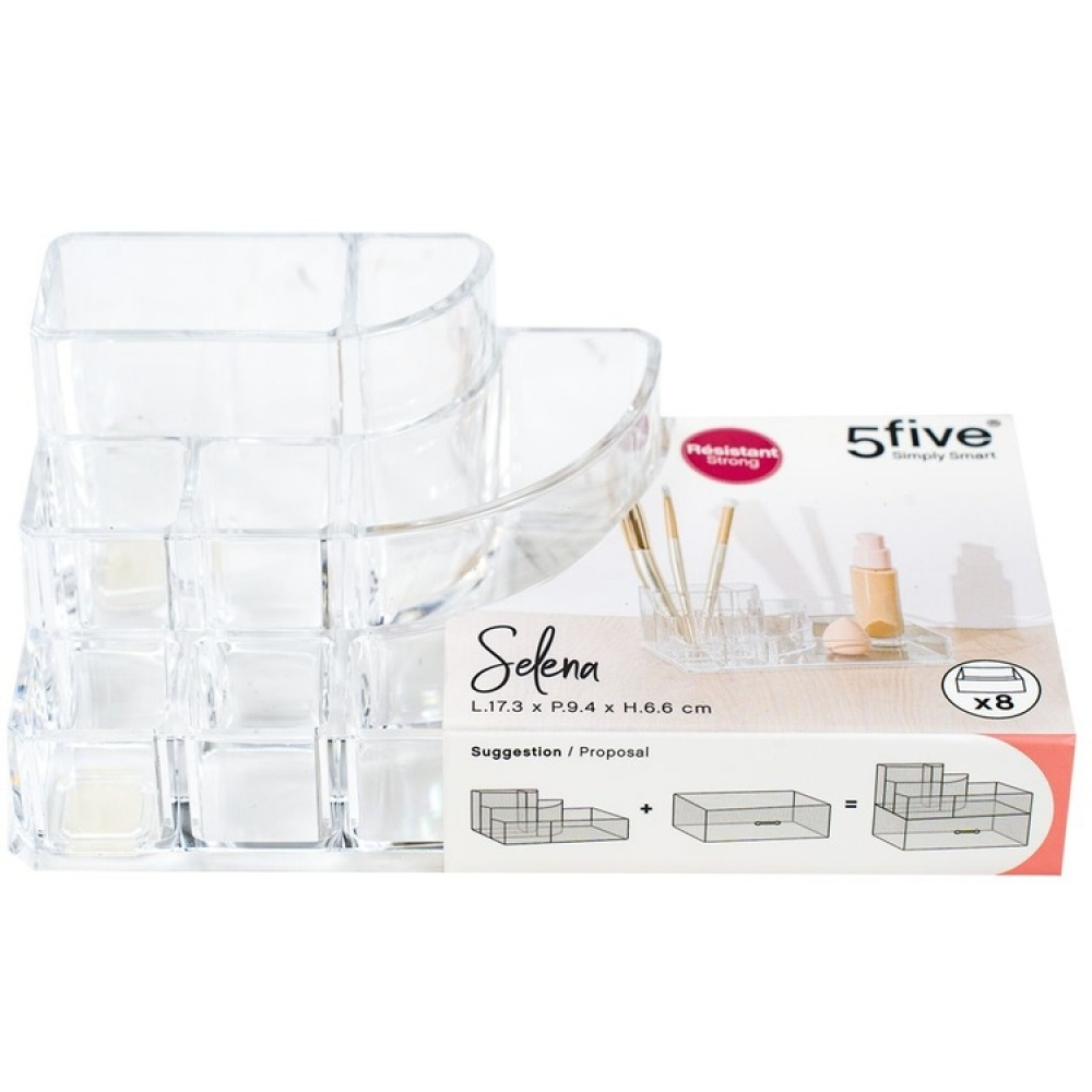 Makeup-holder 8 rum, Selena i gruppen Opbevaring / Badeværelsesopbevaring / Makeupopbevaring hos SmartaSaker.se (42670)