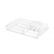 Makeupholder, stor, MY PRETTY ORGANISER TRAY, 35 x 20,5 x H 7,5 cm, klar