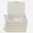 Smykkeskrin 4 etager, Classic, Stackers, Beige
