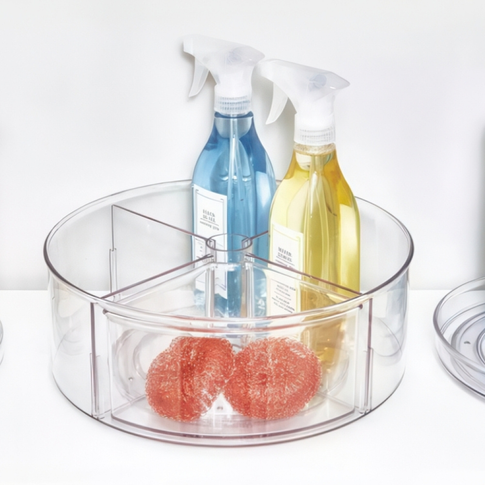 Drejebakke med 4 rum, 29,2 cm, The Home Edit i gruppen Opbevaring / Køkkenopbevaring / Organiser køkkenskabe / Krydderihylder hos SmartaSaker.se (42735)